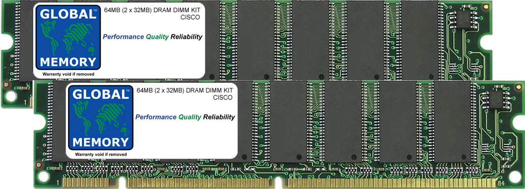 64MB (2 x 32MB) DRAM DIMM MEMORY RAM KIT FOR CISCO 3005 VPN CONCENTRATOR (CVPN3005-MEM-KIT) - Click Image to Close